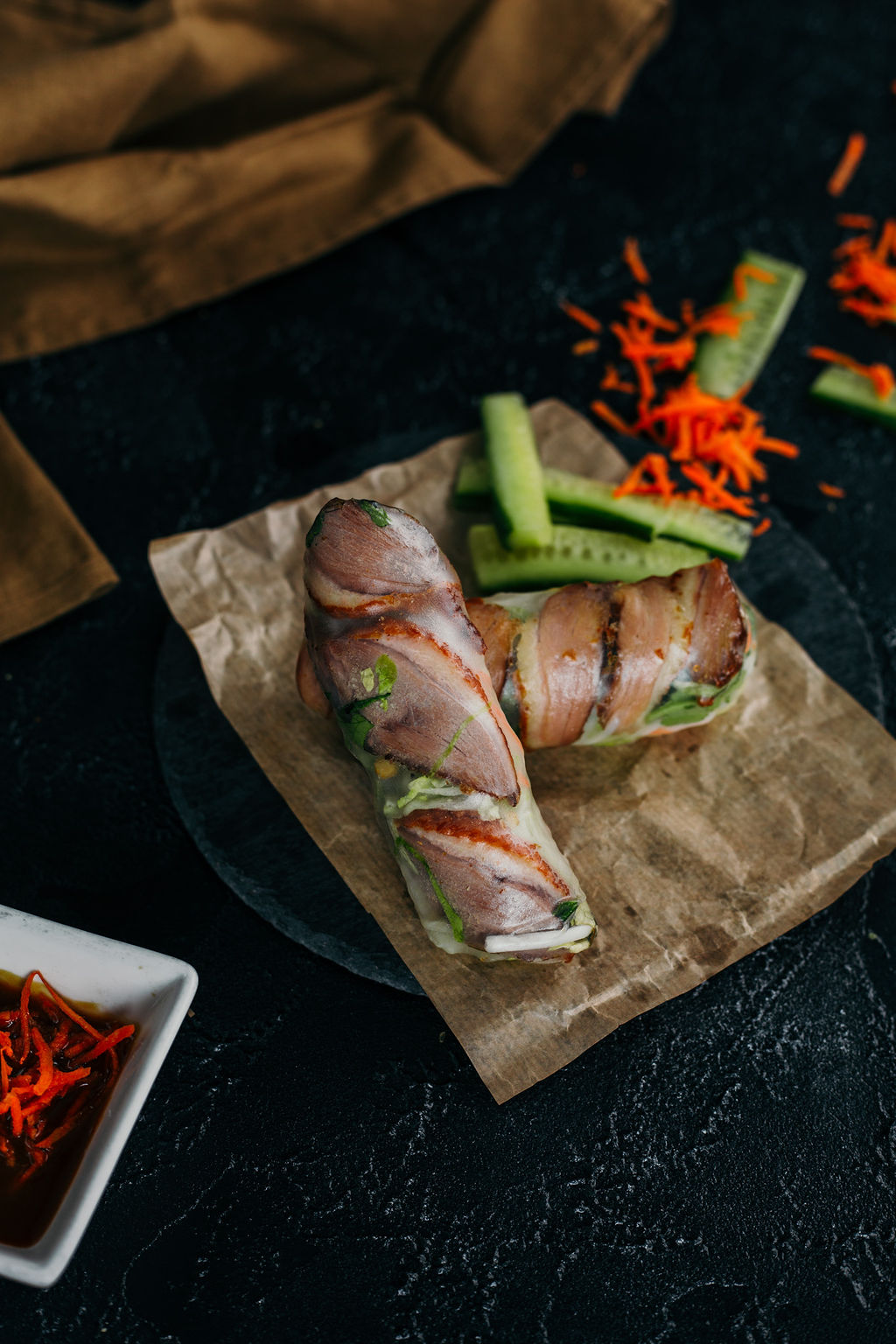 Summer rolls in Vienna at Bui Vien Street